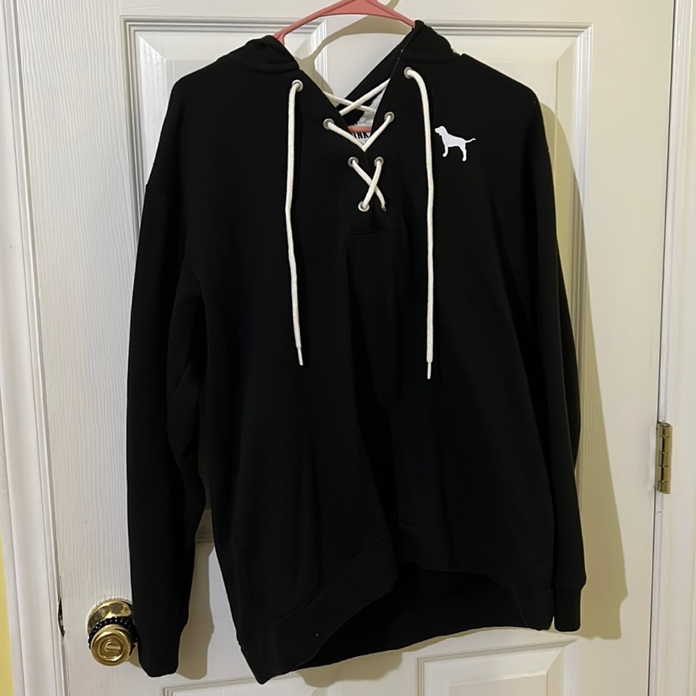 VS pink hoodie